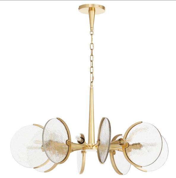 Alton 8-Light Chandelier | Aged Brass