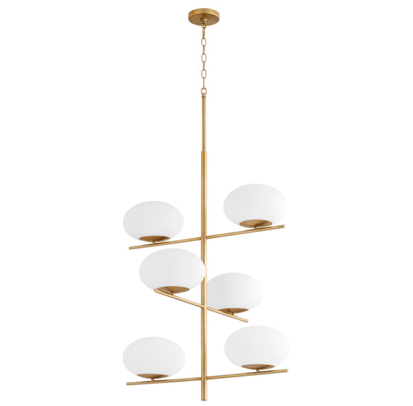 Pod Chandelier | Aged Brass – Large