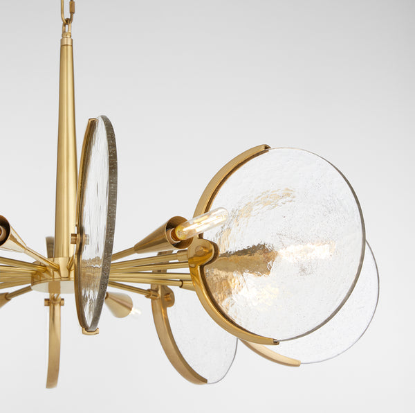 Alton 8-Light Chandelier | Aged Brass