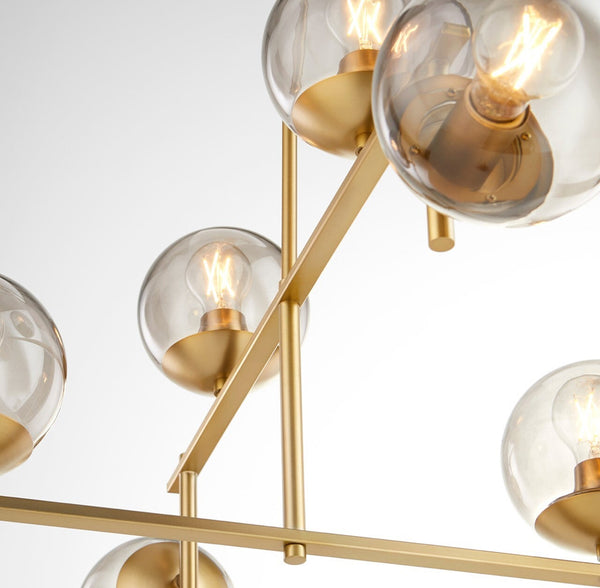 Edmonds Chandelier | Aged Brass