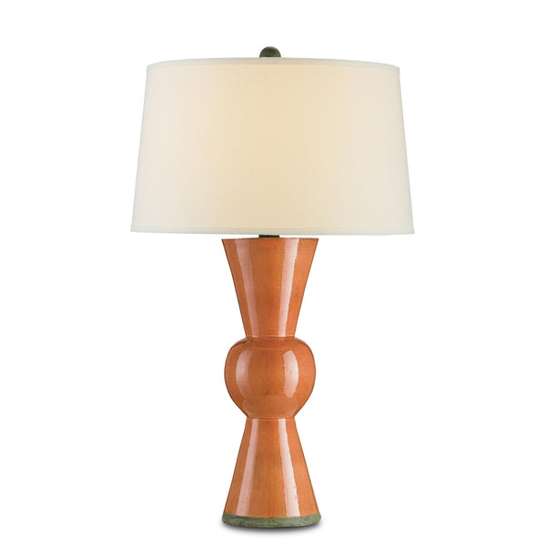 Table Lamps Currey & Company UPBEAT TABLE LAMP - ORANGE - Magi Home