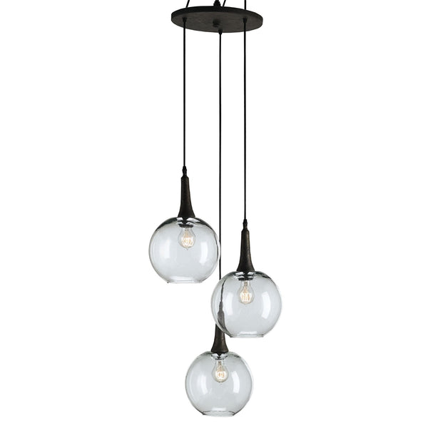 Pendants Currey & Company BECKETT TRIO PENDANT - Magi Home