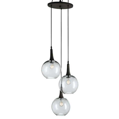 Pendants Currey & Company BECKETT TRIO PENDANT - Magi Home