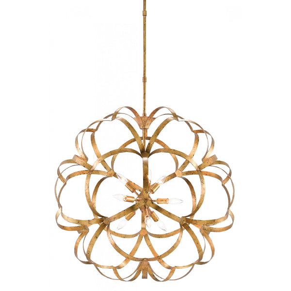 Chandelier Currey & Company SAPPHO ORB CHANDELIER - Magi Home