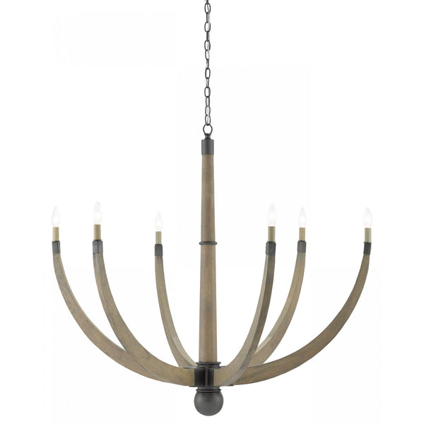 Chandelier Currey & Company WYNTER CHANDELIER - Magi Home