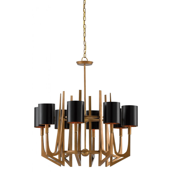 Chandelier Currey & Company UMBERTO CHANDELIER - Magi Home
