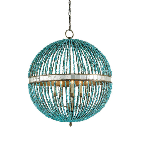 Chandelier Currey & Company ALBERTO ORB CHANDELIER - Magi Home