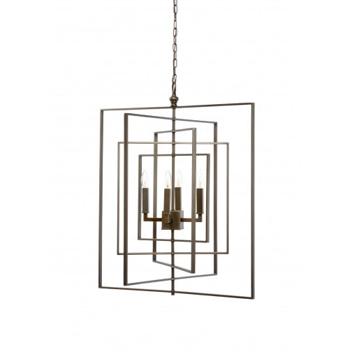 Chandelier Chelsea House CUBE CHANDELIER - BRONZE - Magi Home