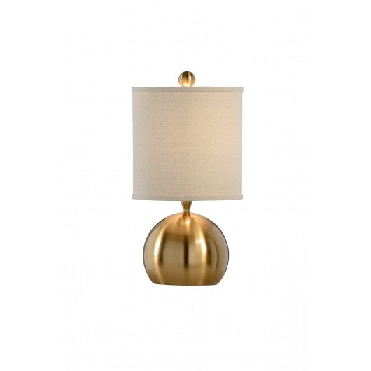 Table Lamps Chelsea House SMALL BRASS BALL LAMP - Magi Home