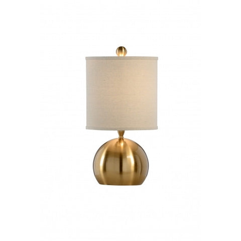 Table Lamps Chelsea House SMALL BRASS BALL LAMP - Magi Home