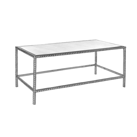 Coffee Tables Emporium Home Stud Coffee Table - Silver - Magi Home