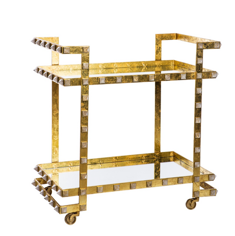 Bar Carts Emporium Home Quartz Stud Bar Cart - Magi Home