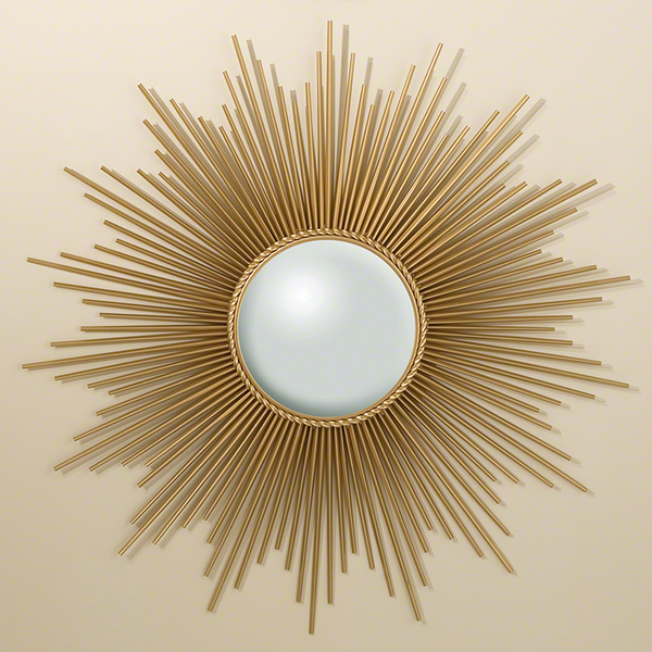 Mirrors Global Views Sunburst Mirror - Gold - Magi Home