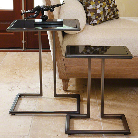 Accent Tables Global Views Cozy Up Table - Bronze Finish - SM - Magi Home