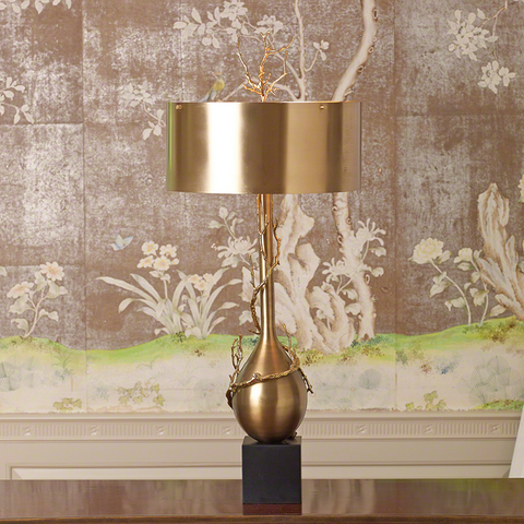Table Lamps Global Views Twig Bulb Lamp - Brass - Magi Home