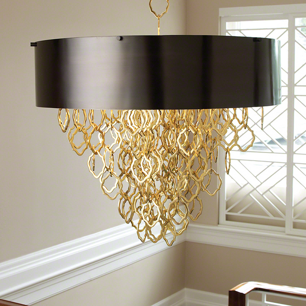 Chandelier Global Views Chain Pendant - Brass/Bronze - Magi Home