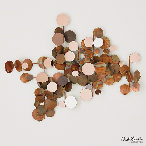 Wall Decor Global Views Dot Wall Decor - Copper - Magi Home